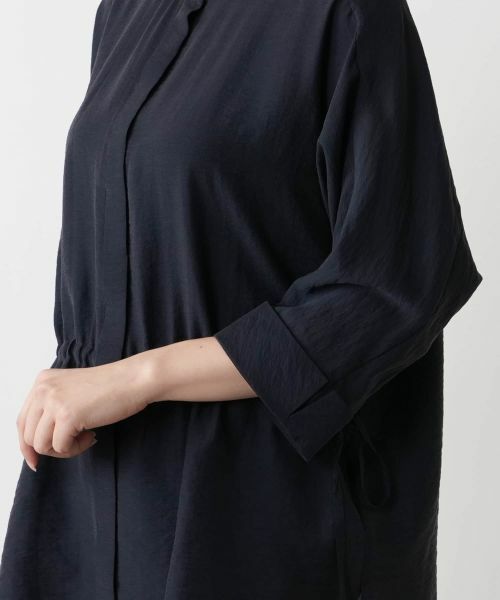 Leilian / レリアン シャツ・ブラウス | バンドカラーブラウス【ROCHAS Premiere】 | 詳細10