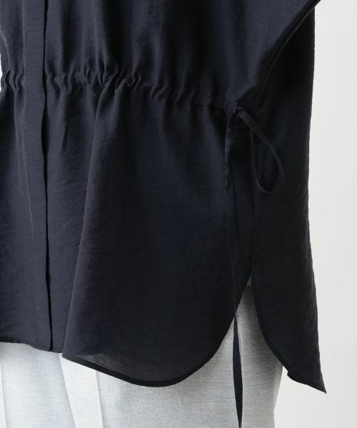 Leilian / レリアン シャツ・ブラウス | バンドカラーブラウス【ROCHAS Premiere】 | 詳細12