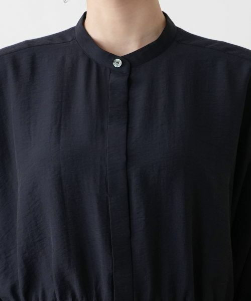 Leilian / レリアン シャツ・ブラウス | バンドカラーブラウス【ROCHAS Premiere】 | 詳細8