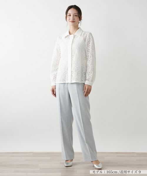 Leilian / レリアン シャツ・ブラウス | ペイズリーレースブラウス【ROCHAS Premiere】 | 詳細1