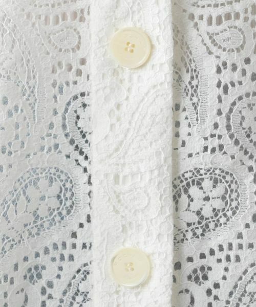 Leilian / レリアン シャツ・ブラウス | ペイズリーレースブラウス【ROCHAS Premiere】 | 詳細11