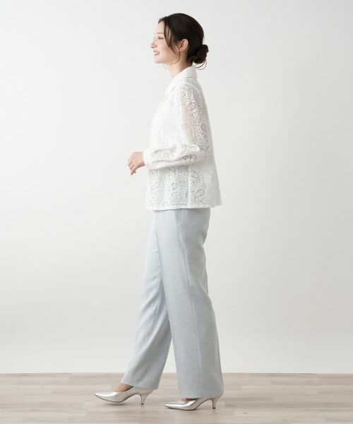 Leilian / レリアン シャツ・ブラウス | ペイズリーレースブラウス【ROCHAS Premiere】 | 詳細2