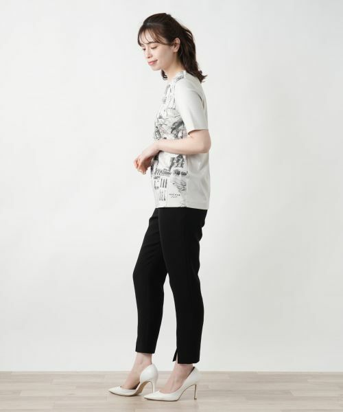 Leilian / レリアン その他パンツ | ウエストロゴパンツ【ROCHAS Premiere】 | 詳細2