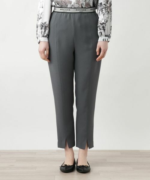 Leilian / レリアン その他パンツ | ウエストロゴパンツ【ROCHAS Premiere】 | 詳細7