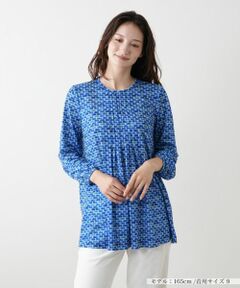 Leilian / レリアン シャツ・ブラウス | プリントチュニックブラウス【ROCHAS Premiere】