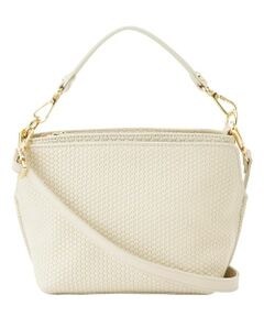 Leilian / レリアン ハンドバッグ | 2way編み込みショルダーバッグ