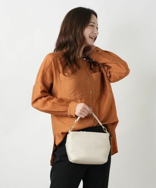 Leilian / レリアン ハンドバッグ | 2way編み込みショルダーバッグ | 詳細7
