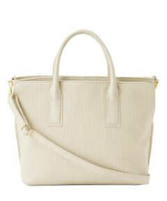 Leilian / レリアン ハンドバッグ | 2way編み込みトートバッグ