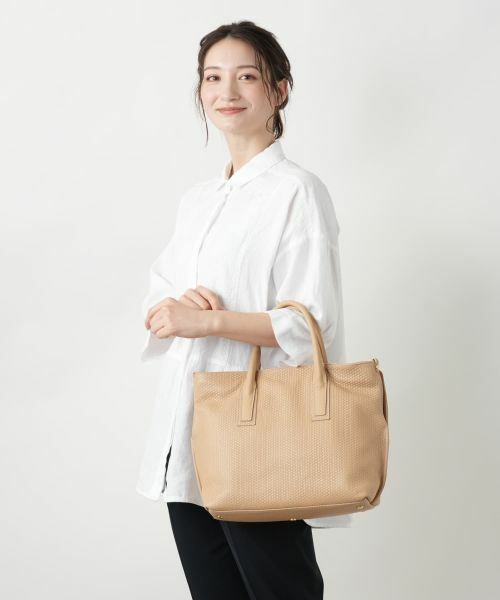 Leilian / レリアン ハンドバッグ | 2way編み込みトートバッグ | 詳細10