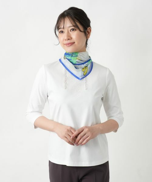 Leilian / レリアン バンダナ・スカーフ | プリントスカーフ | 詳細2