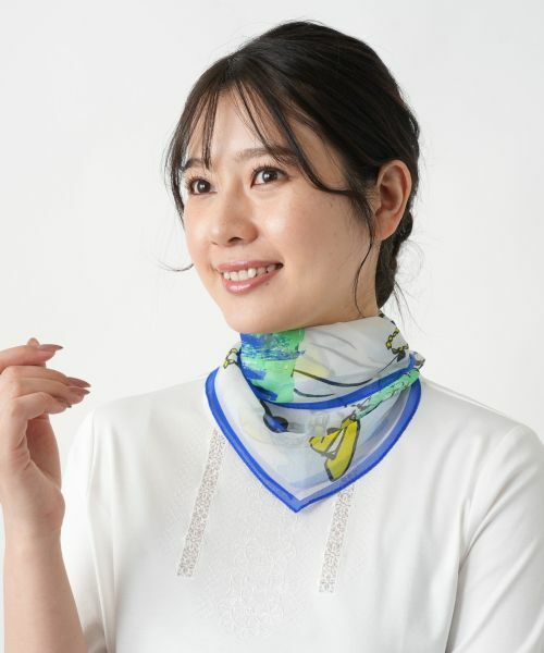 Leilian / レリアン バンダナ・スカーフ | プリントスカーフ | 詳細3