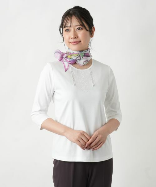 Leilian / レリアン バンダナ・スカーフ | プリントスカーフ | 詳細4