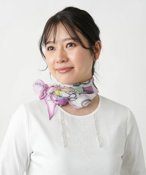 Leilian / レリアン バンダナ・スカーフ | プリントスカーフ | 詳細5