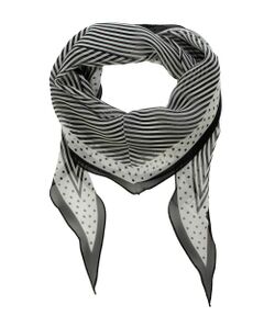 Leilian / レリアン バンダナ・スカーフ | ストライプ切替スカーフ