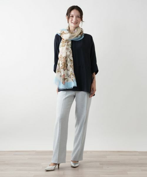 Leilian / レリアン マフラー・ショール・スヌード・ストール | プリントストール【CANEPA】 | 詳細2