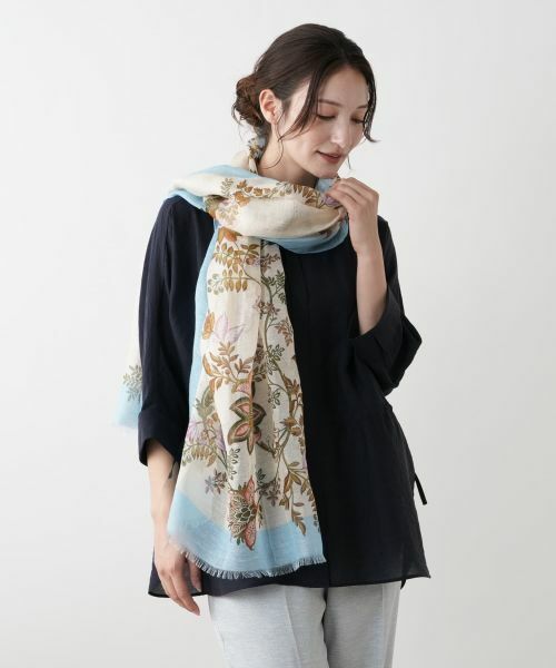 Leilian / レリアン マフラー・ショール・スヌード・ストール | プリントストール【CANEPA】 | 詳細3