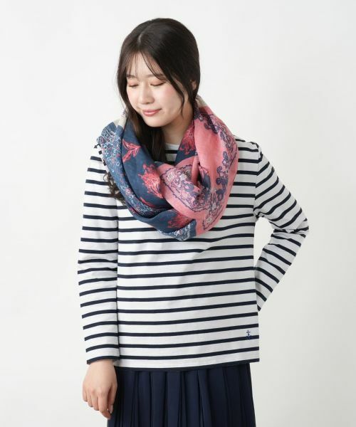 Leilian / レリアン マフラー・ショール・スヌード・ストール | 柄ストール【MIAN】 | 詳細4