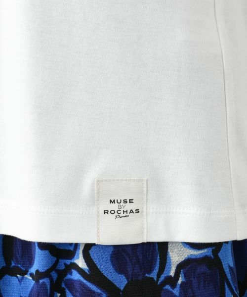 セール】 刺繍プリントTシャツ【MUSE BY ROCHAS Premiere