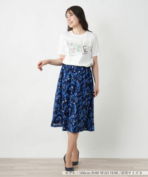 セール】 刺繍プリントTシャツ【MUSE BY ROCHAS Premiere