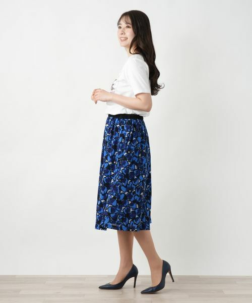 Leilian / レリアン カットソー | 刺繍プリントTシャツ【MUSE BY ROCHAS Premiere】 | 詳細5