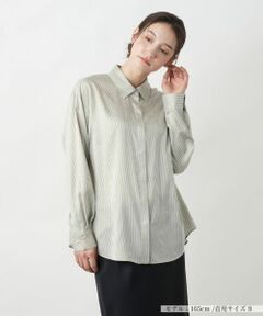 Leilian / レリアン シャツ・ブラウス | ストライプブラウス