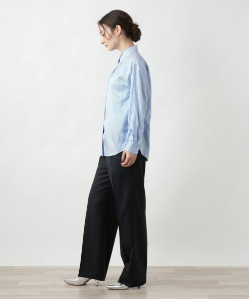 Leilian / レリアン シャツ・ブラウス | ストライプブラウス | 詳細2