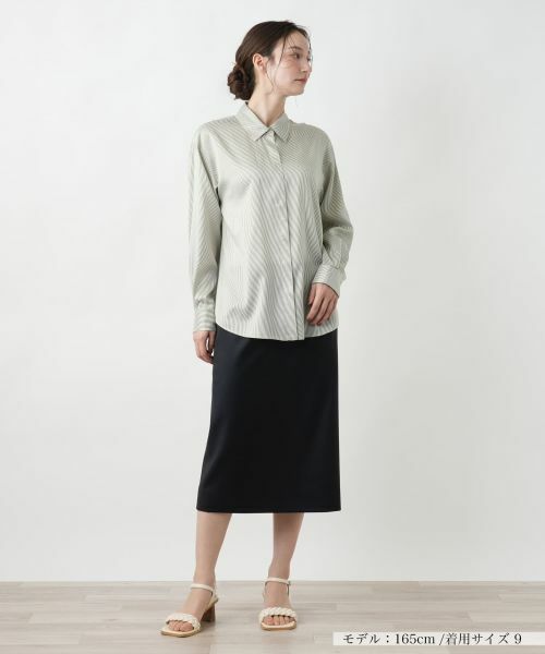 Leilian / レリアン シャツ・ブラウス | ストライプブラウス | 詳細4