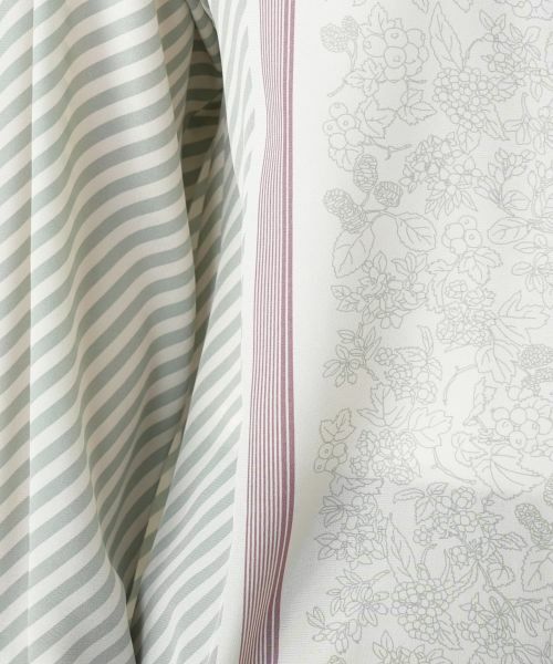 Leilian / レリアン シャツ・ブラウス | ストライプフラワーブラウス | 詳細15