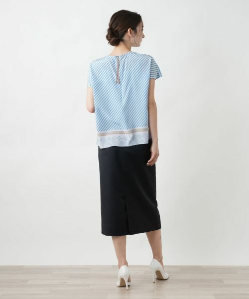 Leilian / レリアン シャツ・ブラウス | スカーフ柄ブラウス | 詳細3