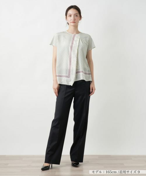 Leilian / レリアン シャツ・ブラウス | スカーフ柄ブラウス | 詳細4