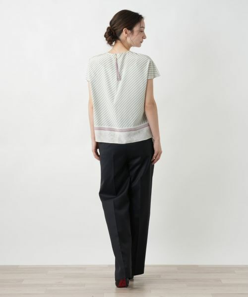 Leilian / レリアン シャツ・ブラウス | スカーフ柄ブラウス | 詳細6