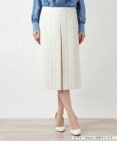 Leilian / レリアン ミニ・ひざ丈スカート | ツイードスカ−ト