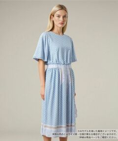 Leilian / レリアン ドレス | 【店舗人気】スカーフ柄ワンピ−ス