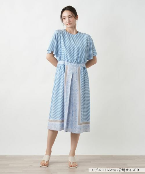 Leilian / レリアン ドレス | 【店舗人気】スカーフ柄ワンピ−ス | 詳細4