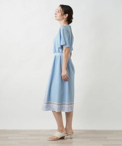 Leilian / レリアン ドレス | 【店舗人気】スカーフ柄ワンピ−ス | 詳細5