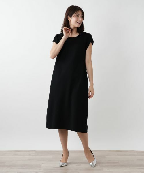 Leilian / レリアン ドレス | 切替ニットワンピース | 詳細1