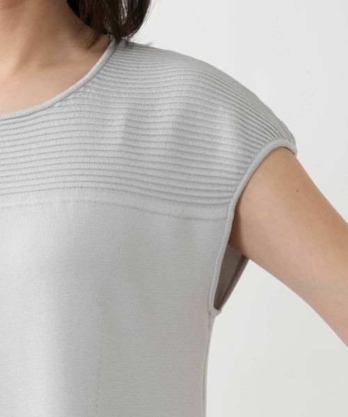 Leilian / レリアン ドレス | 切替ニットワンピース | 詳細12