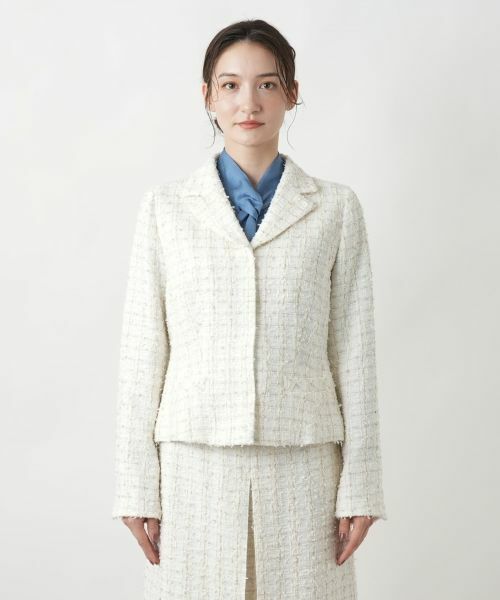 Leilian / レリアン テーラードジャケット | ツイードジャケット | 詳細4
