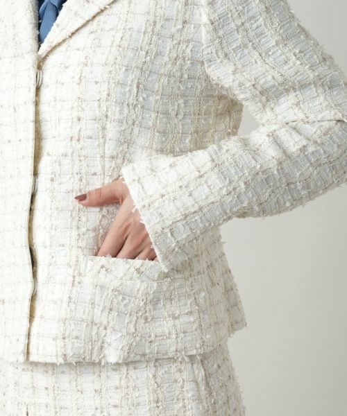 Leilian / レリアン テーラードジャケット | ツイードジャケット | 詳細9