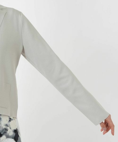Leilian / レリアン テーラードジャケット | ニットジャケット | 詳細12