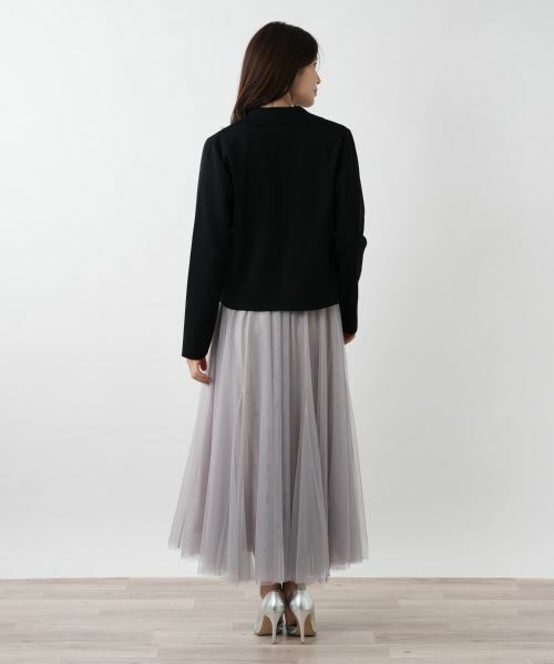 Leilian / レリアン テーラードジャケット | ニットジャケット | 詳細3