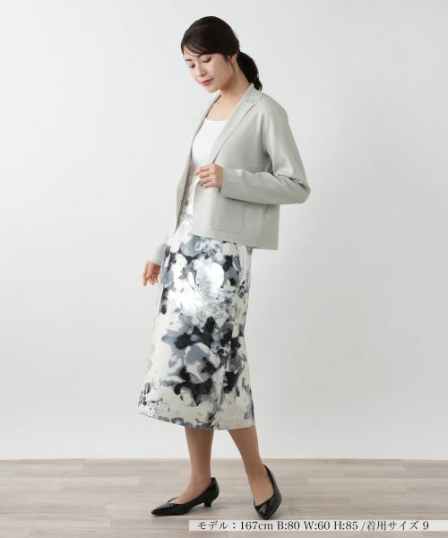 Leilian / レリアン テーラードジャケット | ニットジャケット | 詳細4