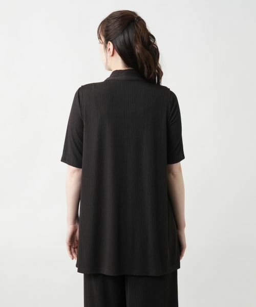 Leilian レリアン 新品値札付き❗️半袖ジャケットシャツ ¥24150