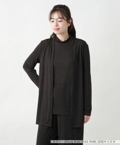 Leilian / レリアン シャツ・ブラウス | トッパーカーディガン【Leilian WHITE LABEL】