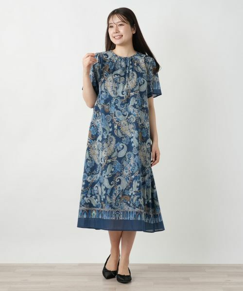 Leilian / レリアン ドレス | ペイズリーフレアワンピース | 詳細4