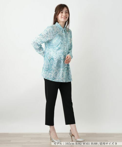 Leilian / レリアン シャツ・ブラウス | ペイズリーブラウス【ERICA】 | 詳細1