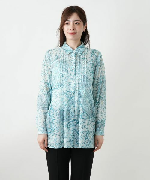 Leilian / レリアン シャツ・ブラウス | ペイズリーブラウス【ERICA】 | 詳細4