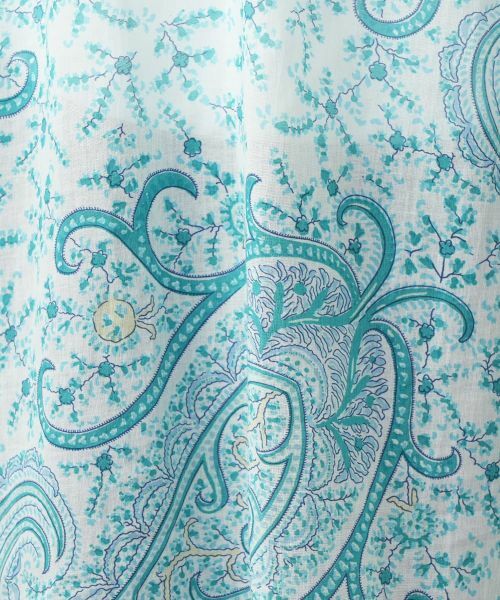 Leilian / レリアン シャツ・ブラウス | ペイズリー柄キーネックブラウス【ERICA】 | 詳細12