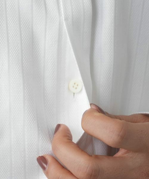 Leilian / レリアン シャツ・ブラウス | ストライプ柄ブラウス | 詳細11