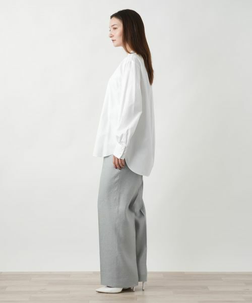 Leilian / レリアン シャツ・ブラウス | ストライプ柄ブラウス | 詳細2